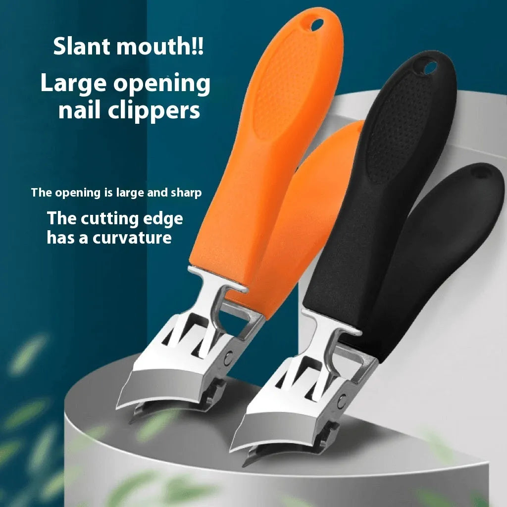 Portable fingernail maintenance kit with plastic and stainless steel tools including pliers and tongs