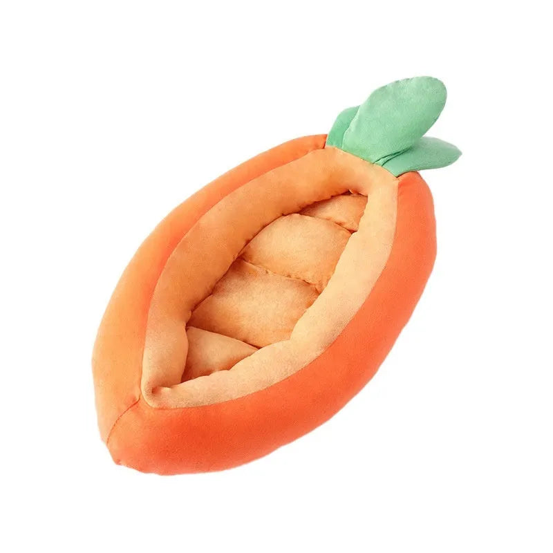 Carrot design double-sided removable washable dog mattress in two sizes