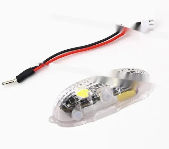 V3 Wireless Charging Waterproof Navigation Light for RC model cars and boats in green, red, or white