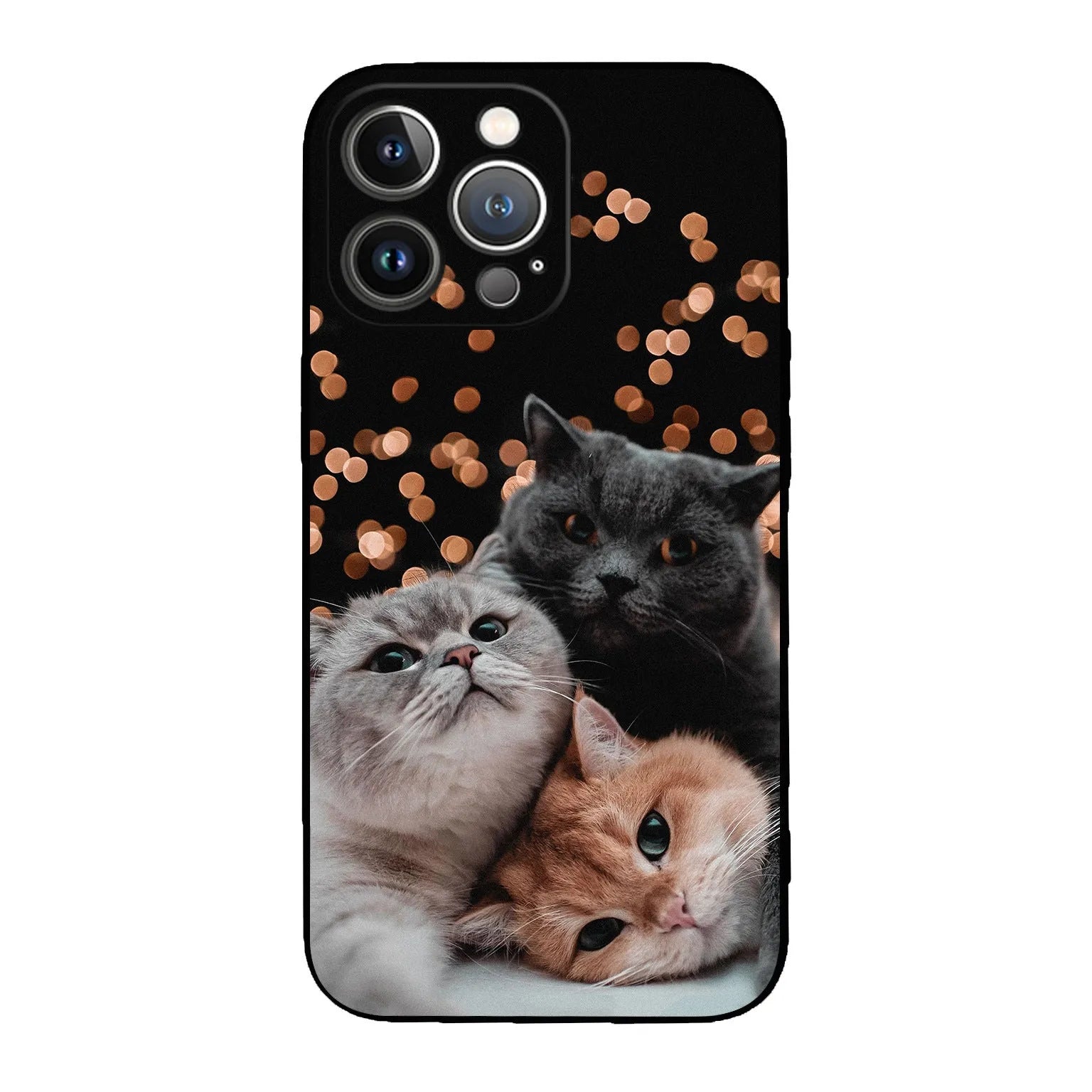 Glass phone case with painted tiger animal design for Apple iPhone back cover