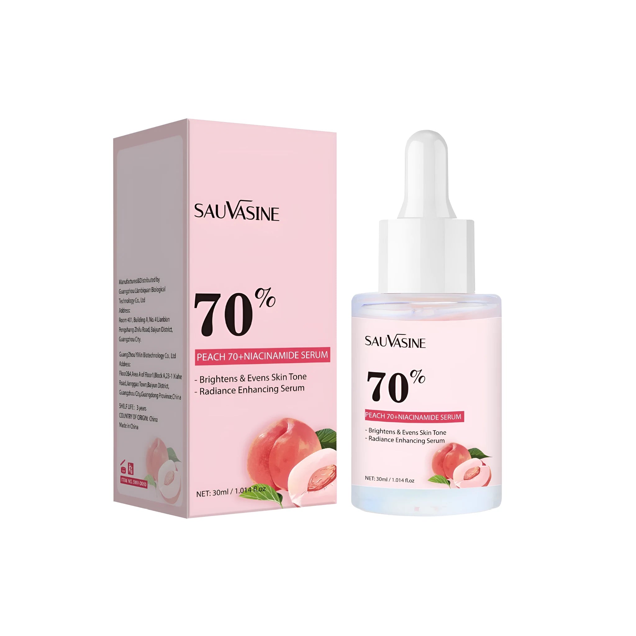 Nicotinamide care solution bottle 30ml with hydrating moisturising nursing solution SWXD060 style