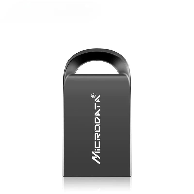 Metal USB flash drive on a chain necklace available in multiple colours and capacities