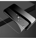 HD tempered glass screen protector for Samsung mobile phone on a table