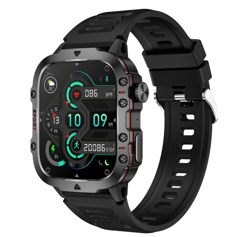 QX11 smart watch with TFT touch screen showing health metrics on wrist