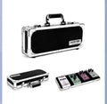 T-EC8 Aviation Box guitar effects unit inside a metal flight case for electric guitar.