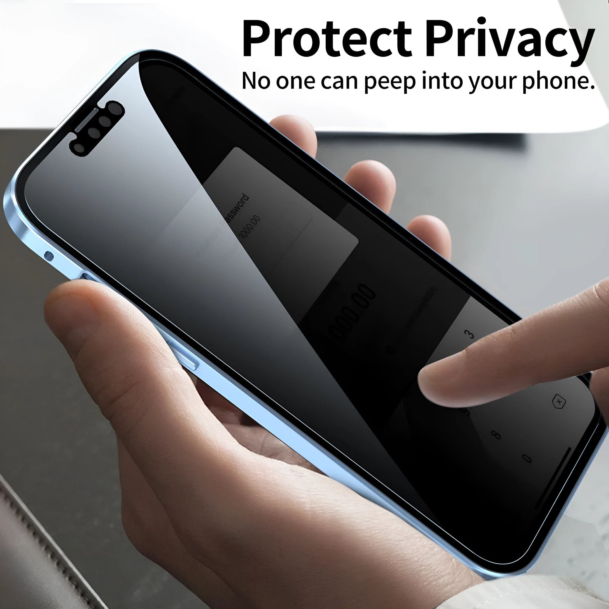 Magneto privacy-proof phone case with a double-sided metal frame, shown in a choice of colours for iPhone models.