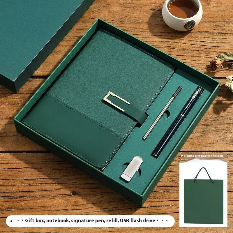 A5 soft leather notebook with PU cover and wood-free paper in choice of five colours