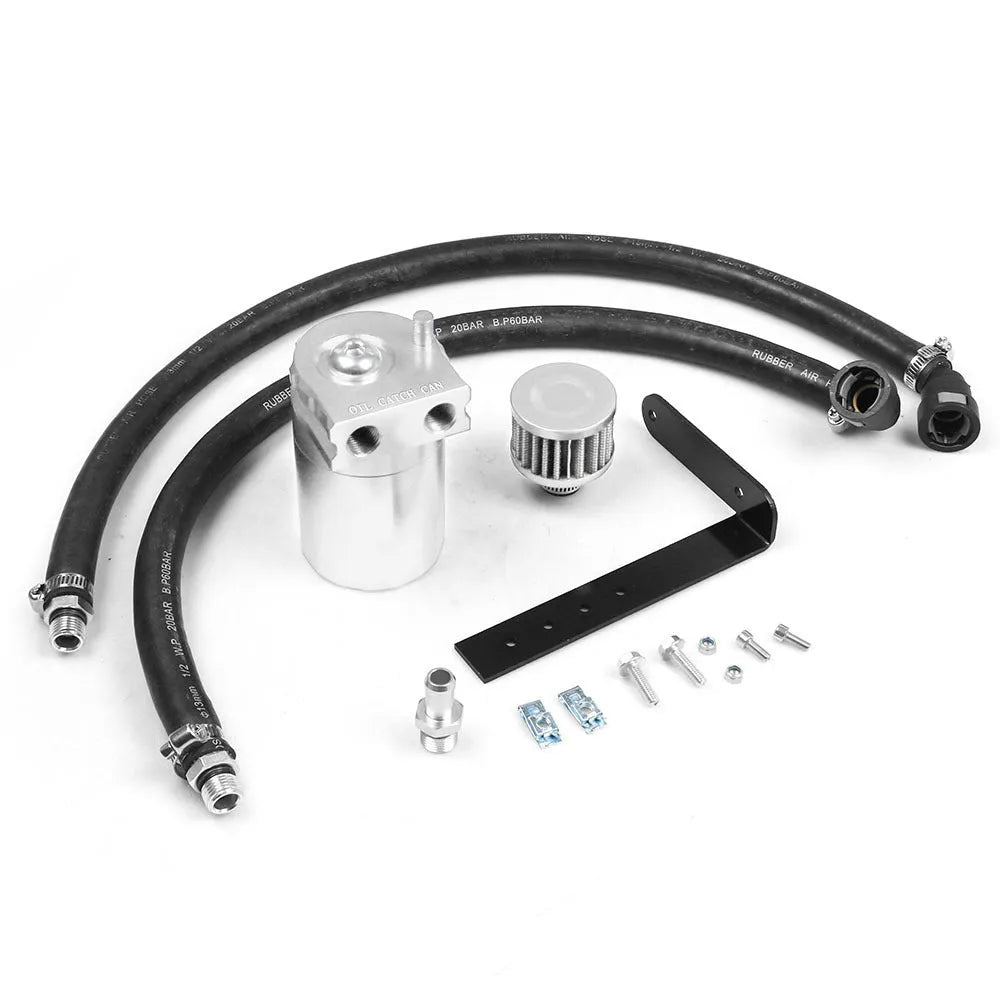 Aluminium alloy oil separator for Ford Expedition in black, red, blue, and silver colour options.