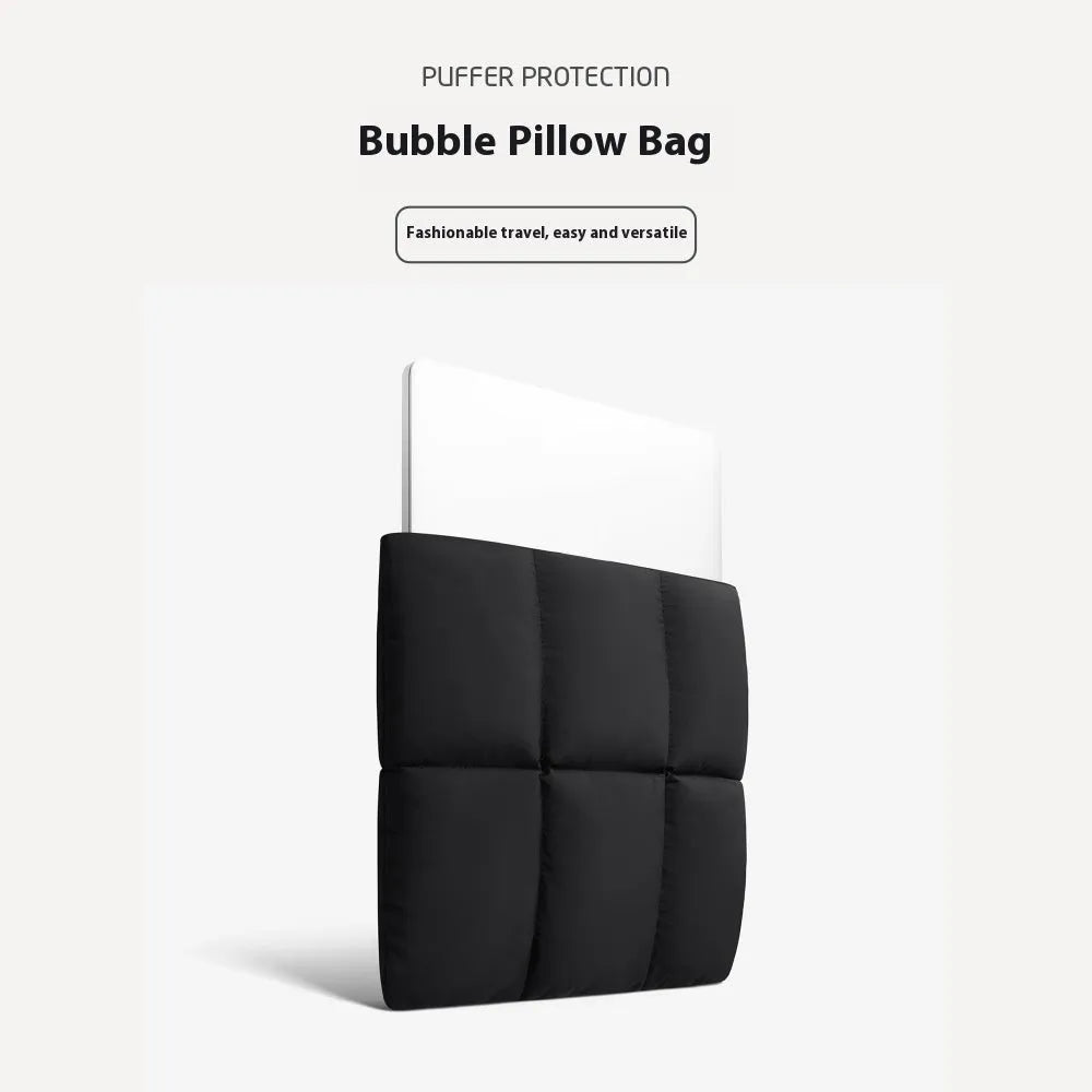 Soft fluffy polyester laptop sleeve in European retro style for 13-15.6 inch laptops
