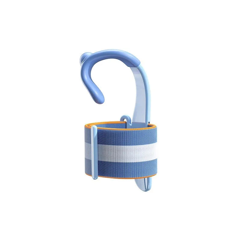 Blue anti-hook pen control corrector wrist brace with ABS nylon construction