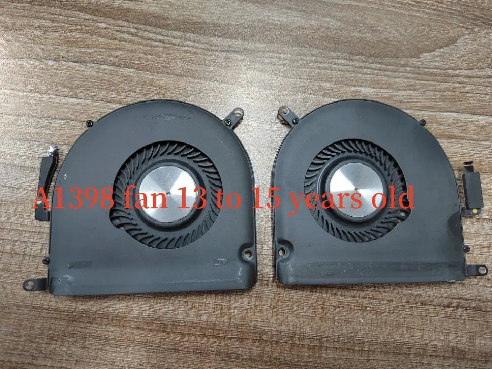 A1398 MacBook Pro laptop cooling fan replacement for 12-13 and 13-15 inch models