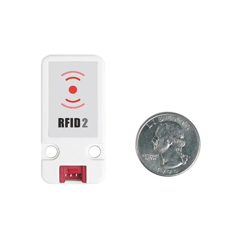 M5Stack RFID2 WS1850S 13.56MHz RFID sensor unit on a white background