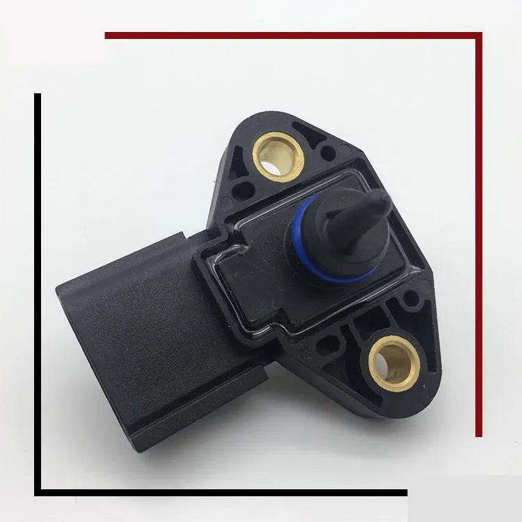 Black Ford Lincoln intake pressure sensor with electrical connector