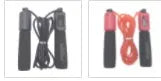 3 metre fitness skipping rope with foam handles in various colour options