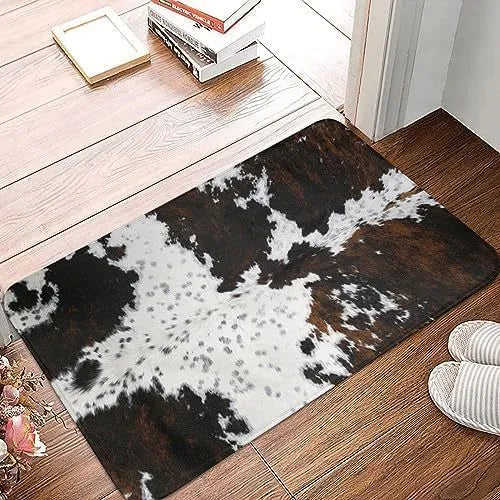 Personalised flannel floor mat in square shape showing coastal starfish and fruit print options