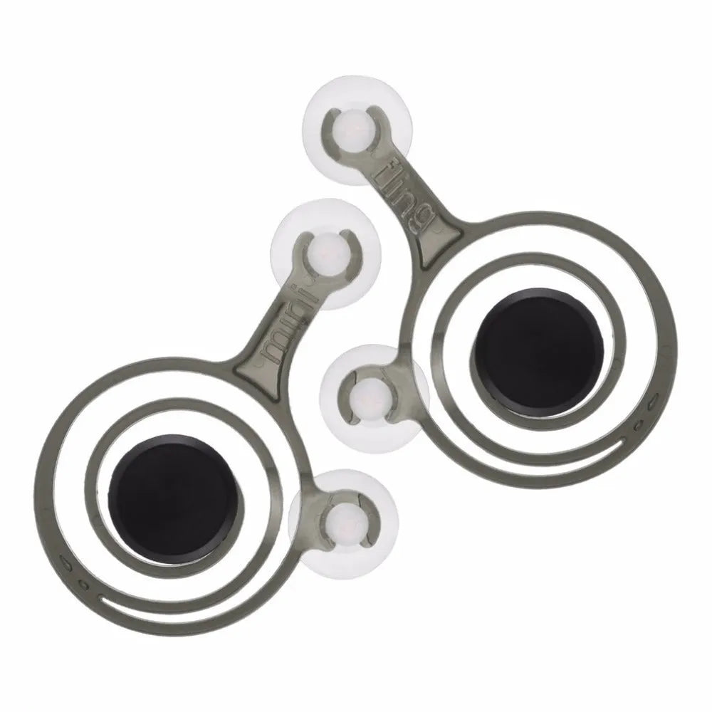Clear plastic joystick pair for mobile phone touch screen gaming
