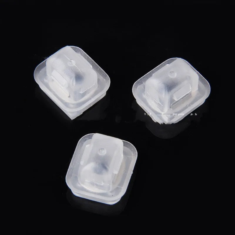 Transparent plastic interior fastener clips for BMW E39 and E38 vehicles
