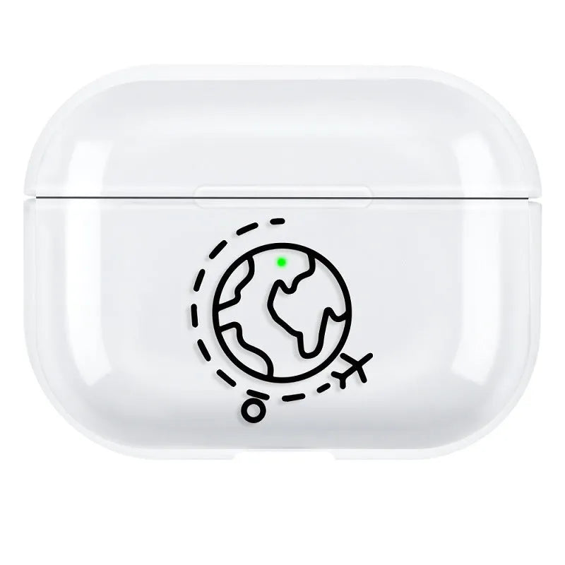PC hard protective shell case for Apple AirPods Pro 3 earphones in a solid colour