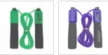 3 metre fitness skipping rope with foam handles in various colour options