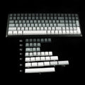 Dual colour gradient PBT dip dyed positive engraved transparent OEM keycaps for mechanical keyboards