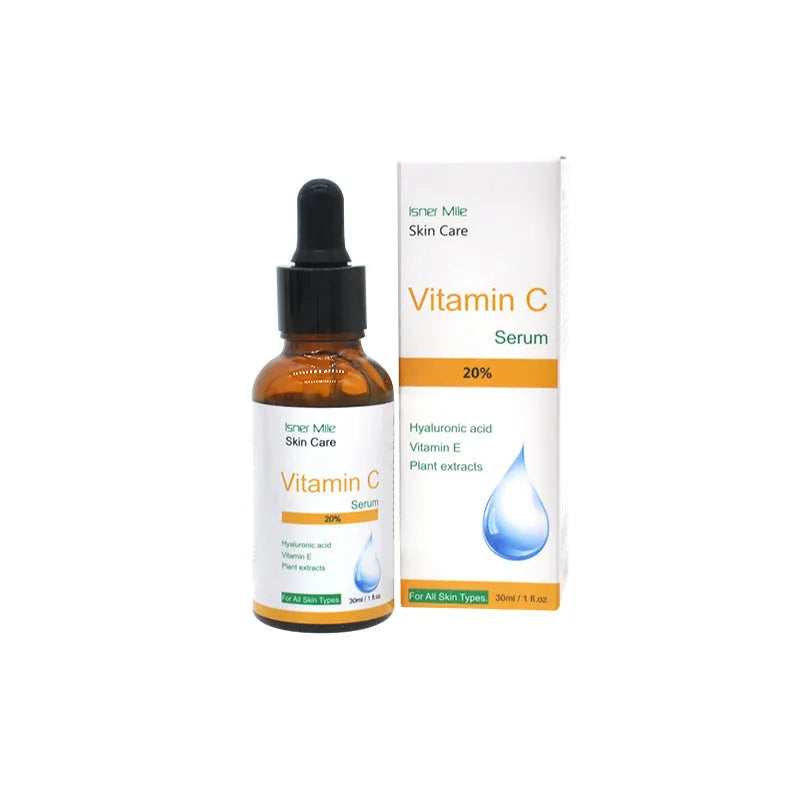 30ml bottle of undiluted Vitamin C essence serum for facial brightening and anti-oxidation.
