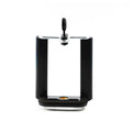 Black plastic U clip mobile phone holder bracket for mounting to camera arms.