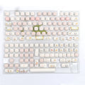 MOG Steamed Bread full set of PBT keycaps for mechanical keyboards, showing colourful sublimated bear design on keycaps.