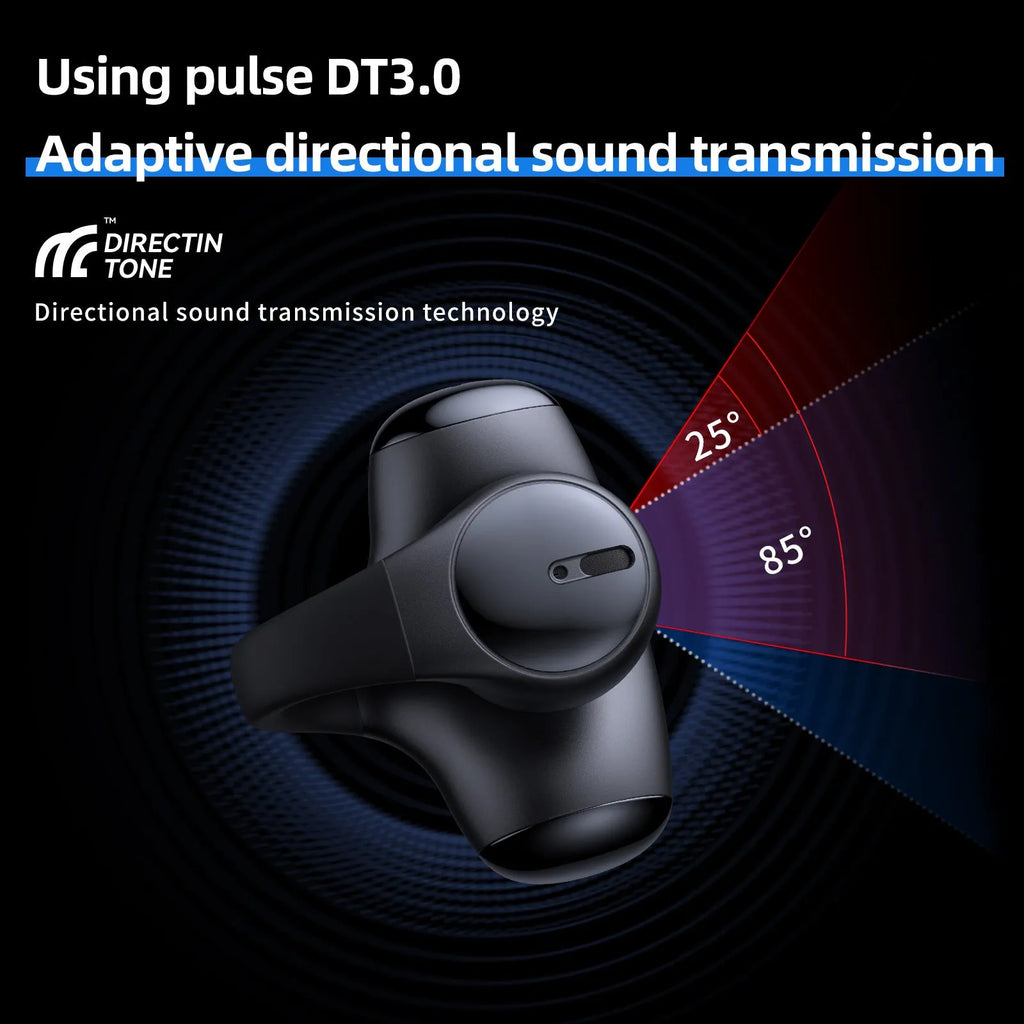 T306 Bluetooth wireless gaming headset with clip-on ear hook design in black or white colour