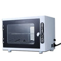 Small silver UV steriliser unit for salon professional use with stainless steel interior