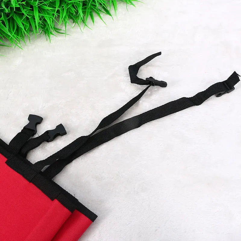 Large square black car pet pad for dogs and cats on a car seat