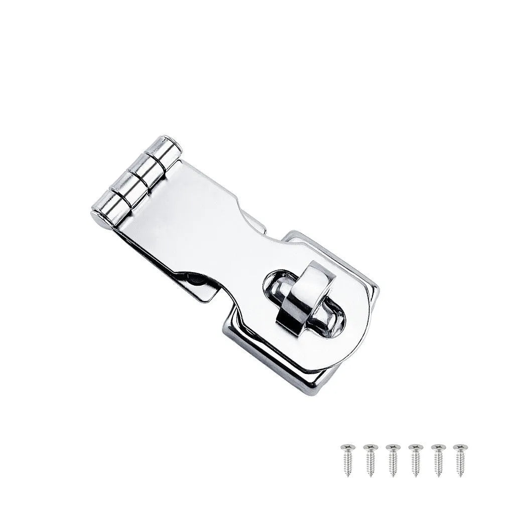 304 stainless steel mirror finish lock latch bolt for drawers, doors, and cabinets.