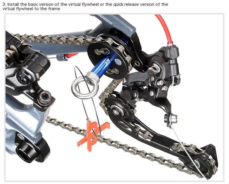 Aluminium bicycle chain holder tool in barrel shaft, basic, and quick release versions.