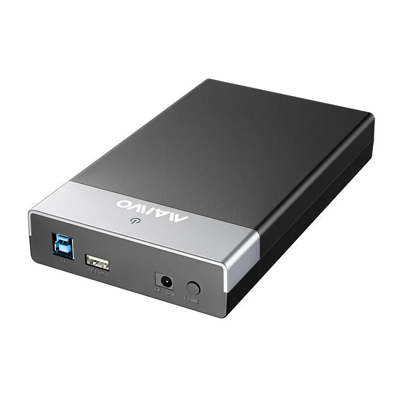 USB 3.0 external hard drive enclosure for 3.5 inch SATA hard drives with slide cover design