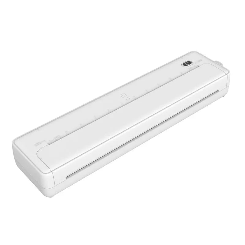 X8 portable black and white Bluetooth A4 printer for wireless mobile phone and computer printing.