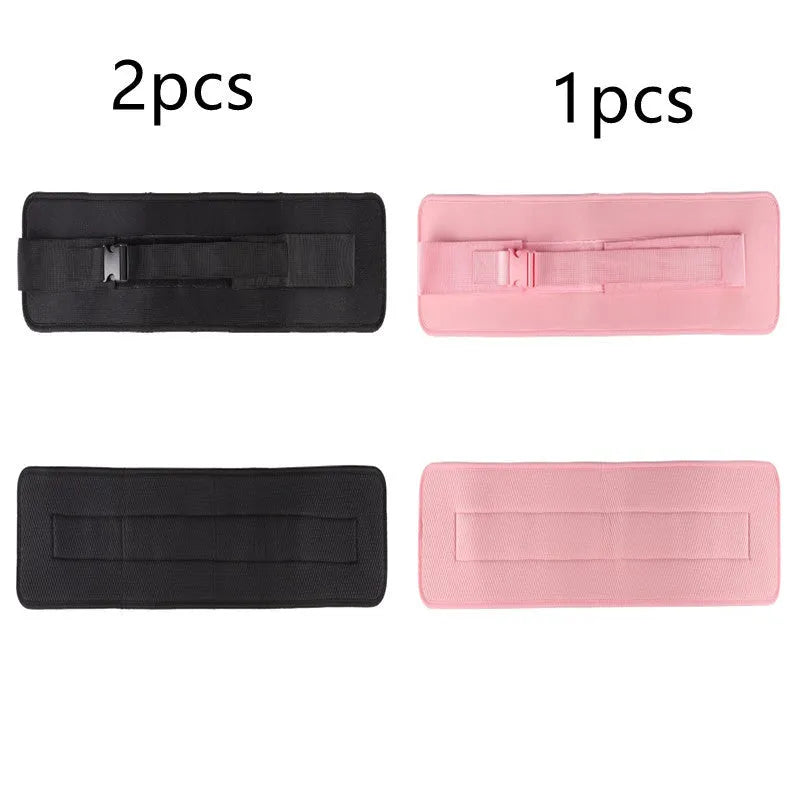 Adjustable hip bridge training belt for weight-bearing exercises with dumbbells or barbells
