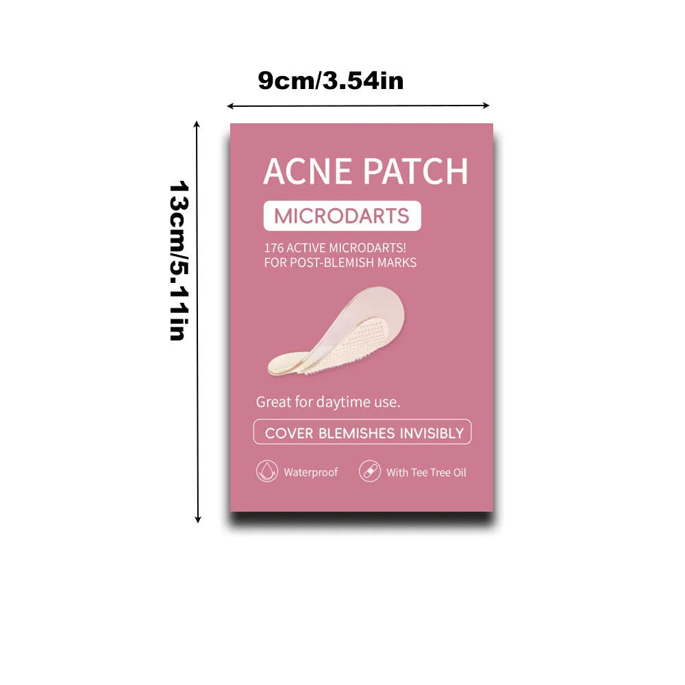 Box of 9 hydrocolloid acne patches for pimple desalting treatment