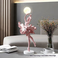 Small resin night lamp ornament with USB charging in four colour options