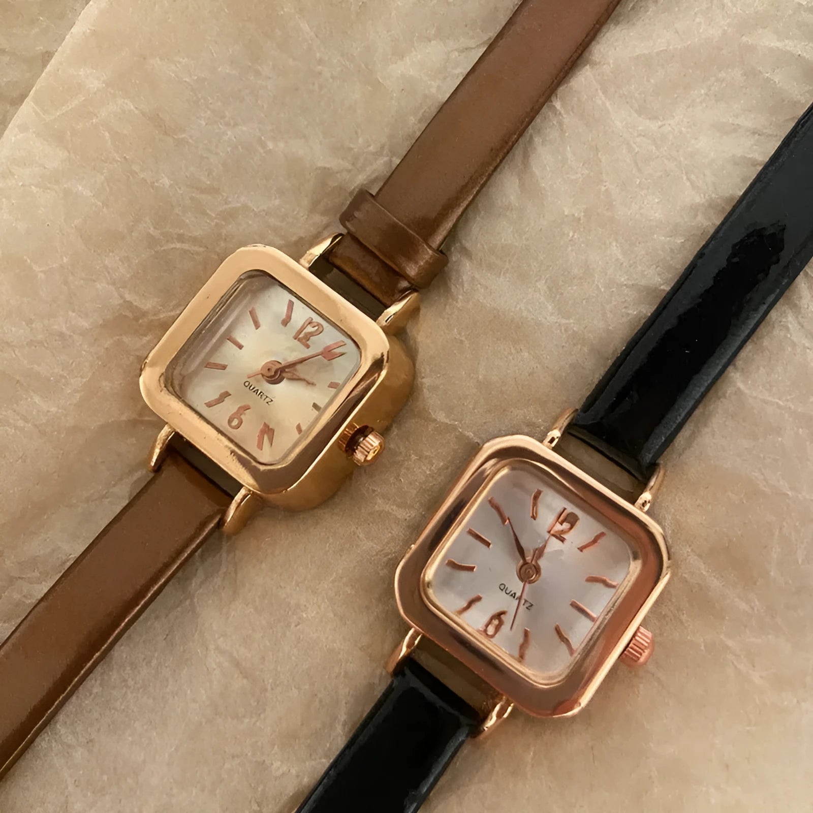 Women's alloy fashion watch with 10mm thickness case in four colour options