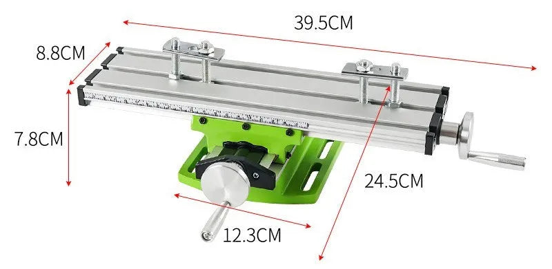 Benchtop drilling and milling machine with cross bench pliers and heavy duty bench pliers