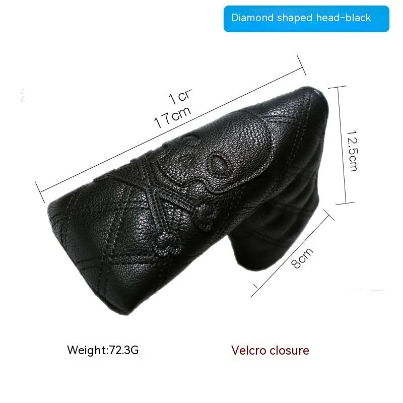 Golf straight bar putter sleeve in various novelty designs with PU waterproof exterior