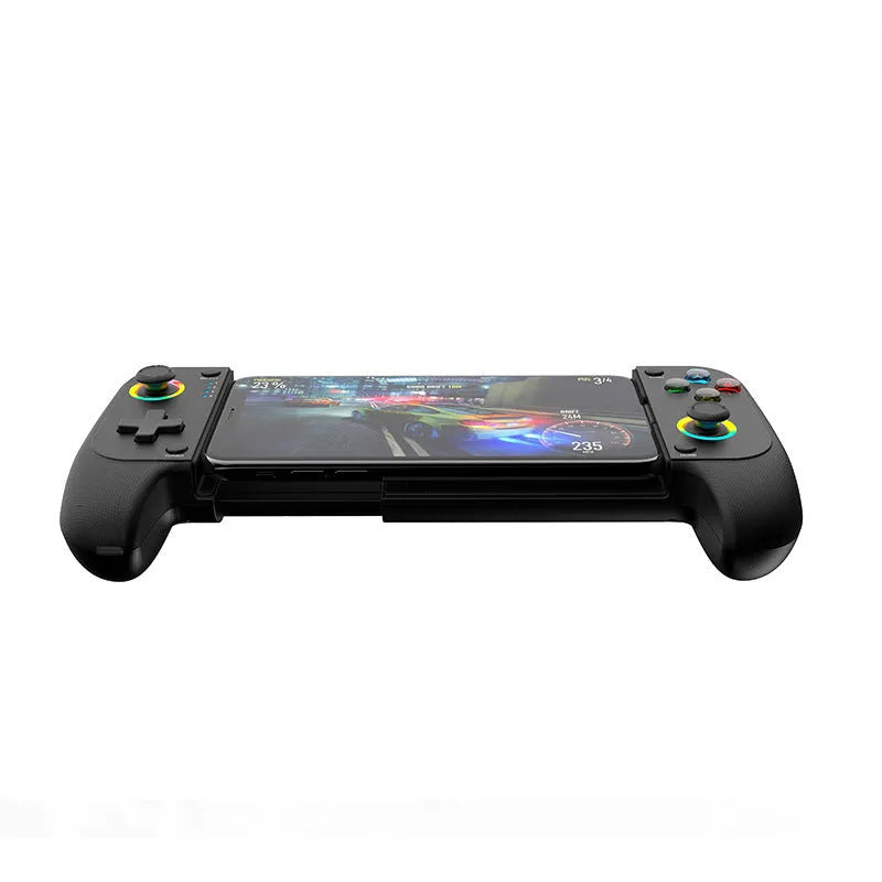 Bluetooth wireless mobile game controller for Android and iOS smartphones with USB-C charging port