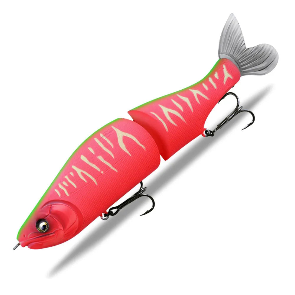 185mm hard plastic fishing swim bait lure for bass fishing in one of fifteen colour options
