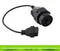 BMW OBD2 diagnostic cable adapter showing 20-pin and 16-pin connectors