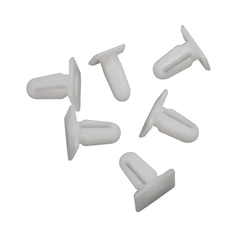 60 black PA66 plastic automotive nail clips for car trim panel fastening
