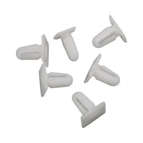 60 black PA66 plastic automotive nail clips for car trim panel fastening