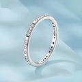 Moss Password I Love You silver ring with oxidised black finish, showing the engraved text.
