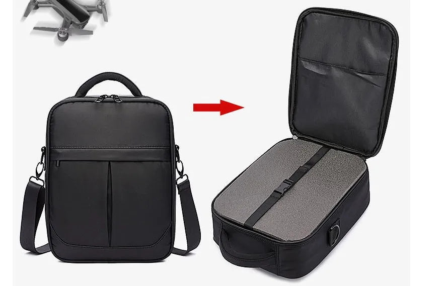 Black men's messenger bag made from Oxford fabric, showing front view with shoulder strap.