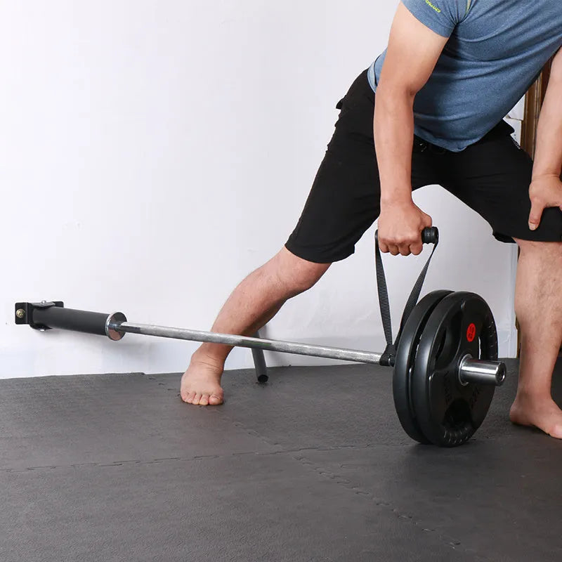Steel wall-mounted rack holding multiple barbells vertically, showing 25 tube storage slots.