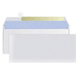 Blue anti-opening self-adhesive confidential security envelope showing tamper-evident features