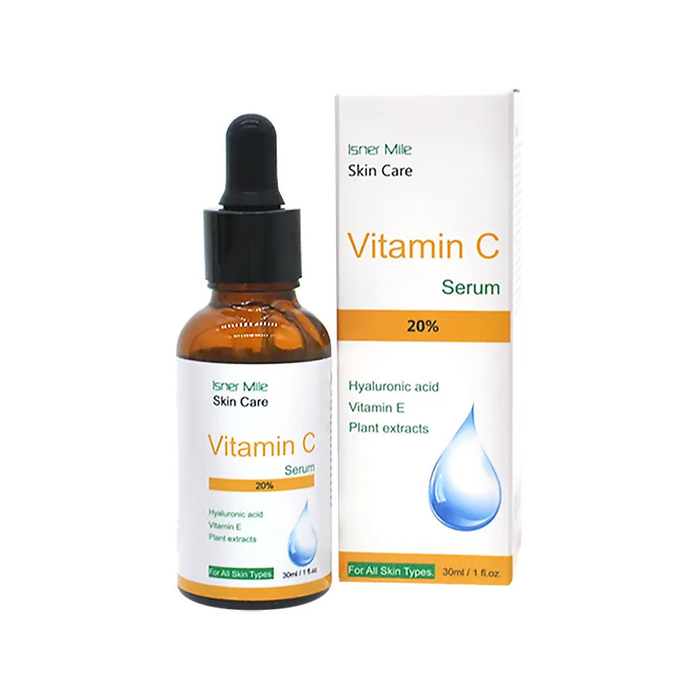 30ml bottle of undiluted Vitamin C essence serum for facial brightening and anti-oxidation.